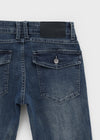 Temto Washed Low-rise Bootcut Denim Pants