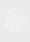 Licia V-neck Lace 3/4 Sleeve T-shirt