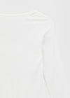 Licia V-neck Lace 3/4 Sleeve T-shirt