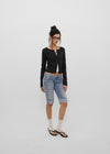 [B-BASIC] Punching Cardigan (2 Sizes)