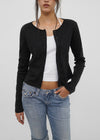 [B-BASIC] Punching Cardigan (2 Sizes)