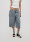 [B-DENIM] SUMMER WASHED BERMUDA JEANS 055