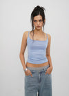 [B-BASIC] Tension Cotton Strap Basic Sleeveless Top (2 SIZE)