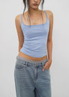 [B-BASIC] Tension Cotton Strap Basic Sleeveless Top (2 SIZE)