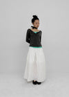 Thalia Smoking Long Skirt