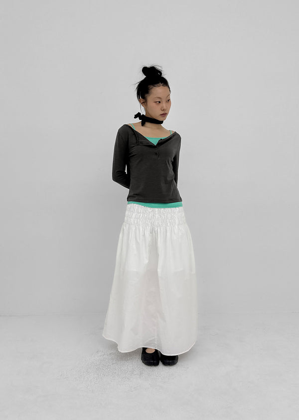 Thalia Smoking Long Skirt