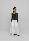 Thalia Smoking Long Skirt