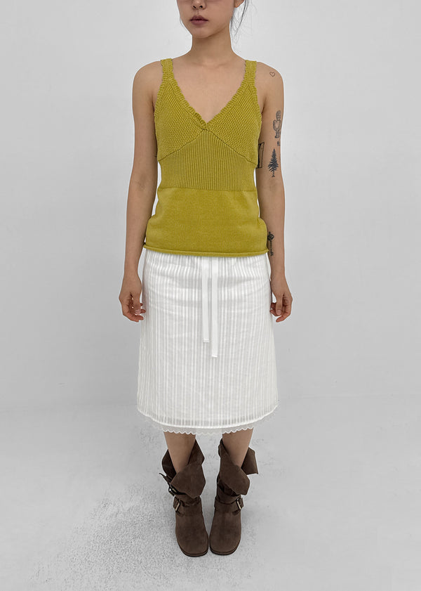 Penhel Line Lace Summer Midi Skirt