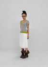 Penhel Line Lace Summer Midi Skirt