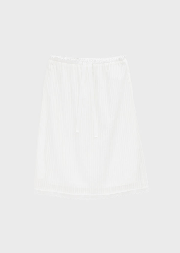 Penhel Line Lace Summer Midi Skirt