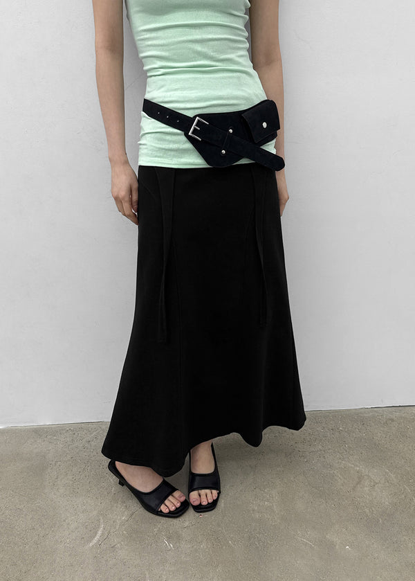 Cresel Layered Suede Belt Bag