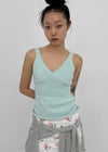 Decant Lace V-neck Sleeveless Knit