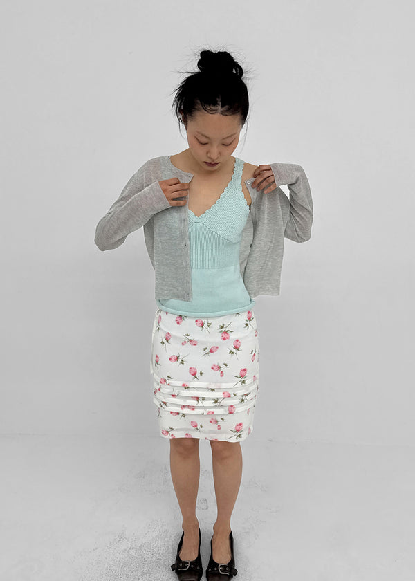 Decant Lace V-neck Sleeveless Knit