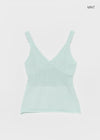 Decant Lace V-neck Sleeveless Knit