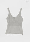 Decant Lace V-neck Sleeveless Knit