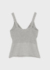 Decant Lace V-neck Sleeveless Knit