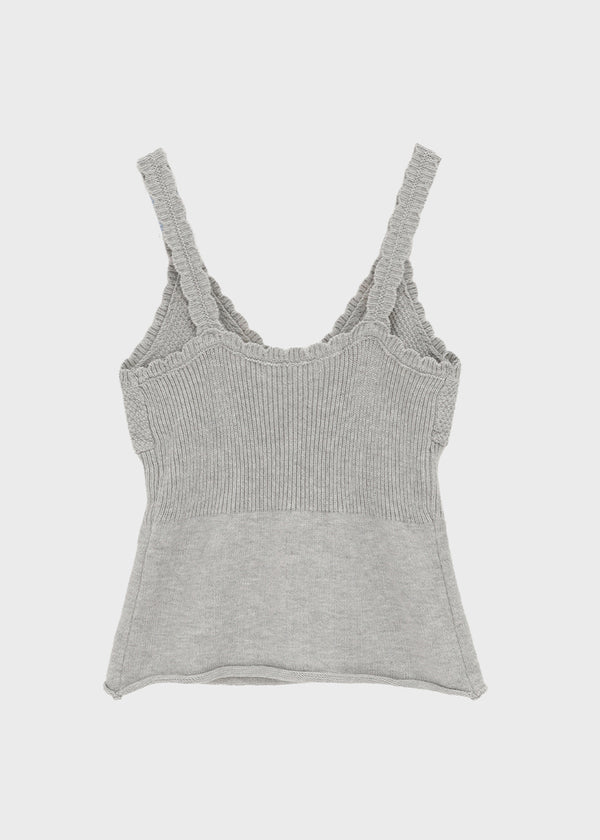 Decant Lace V-neck Sleeveless Knit