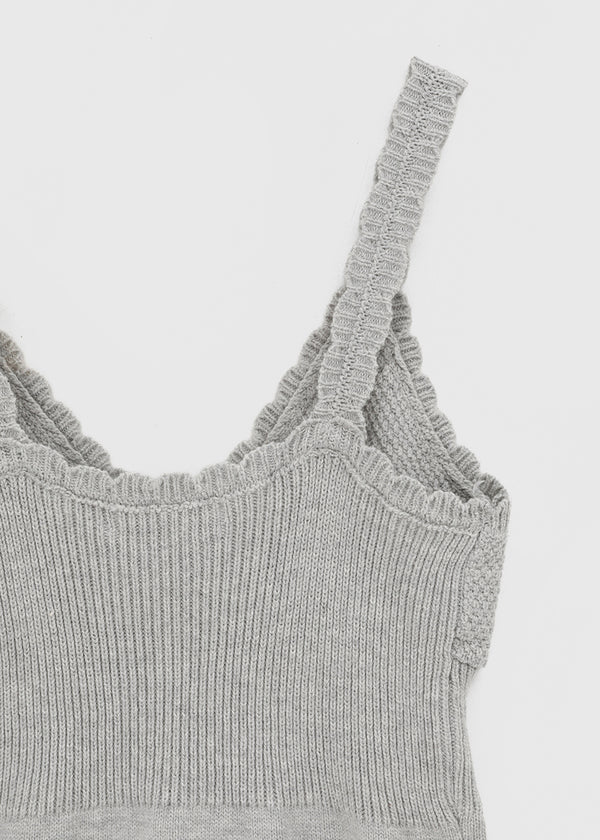 Decant Lace V-neck Sleeveless Knit