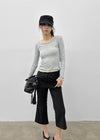 Kimsha Bootcut Capri Pants