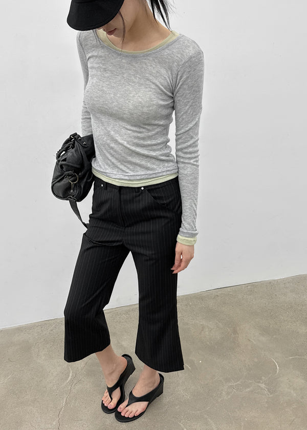 Dilomon See-through Long-sleeve Shirt