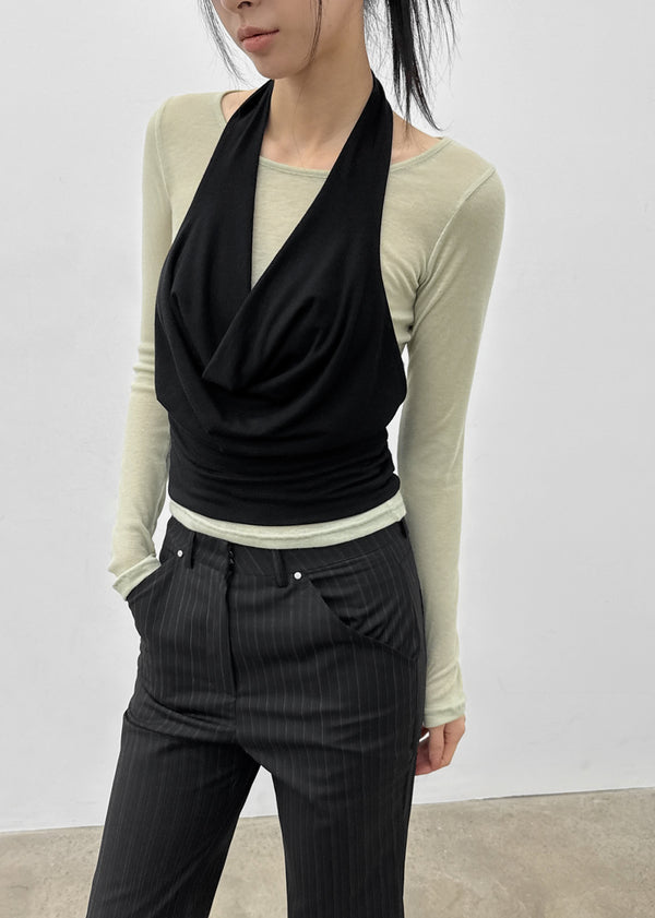 Dilomon See-through Long-sleeve Shirt
