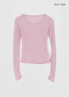 Dilomon See-through Long-sleeve Shirt