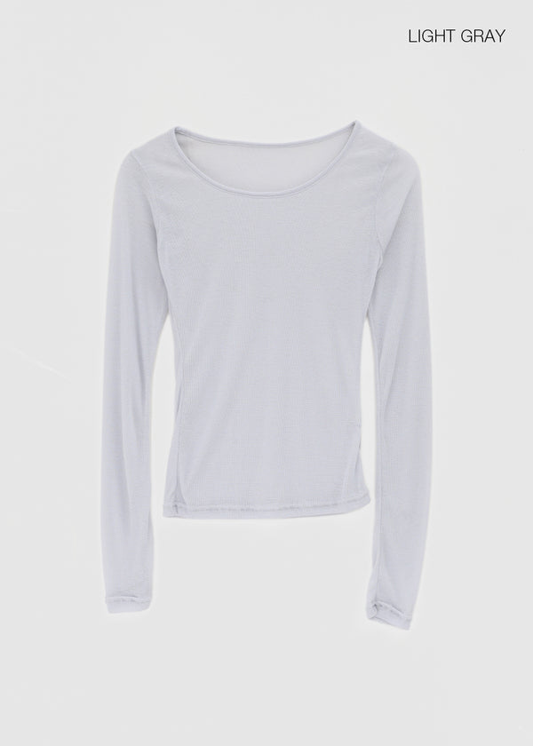 Dilomon See-through Long-sleeve Shirt