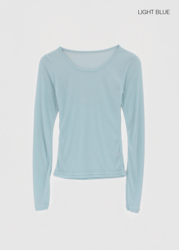 Dilomon See-through Long-sleeve Shirt