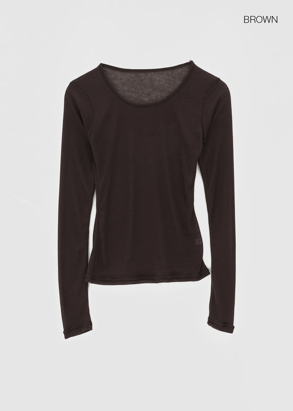 Dilomon See-through Long-sleeve Shirt