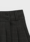 Tom Lee Check Pleated Miniskirt