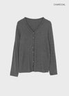 Tipol V-neck Tencel Long Cardigan