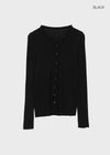 Tipol V-neck Tencel Long Cardigan