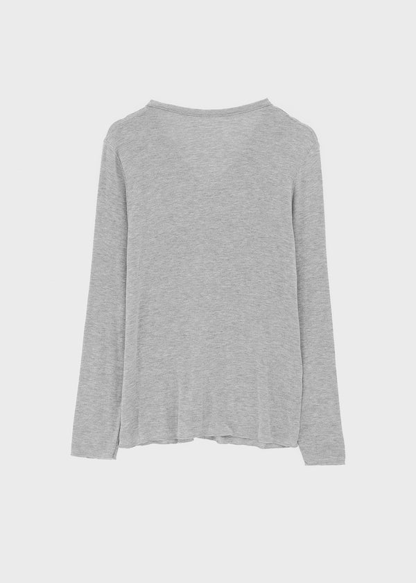 Tipol V-neck Tencel Long Cardigan