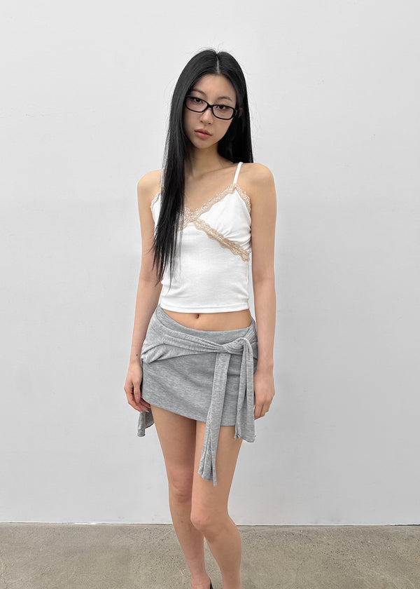 Tutoming Lace Strap Sleeveless