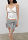 Tutoming Lace Strap Sleeveless