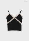 Tutoming Lace Strap Sleeveless
