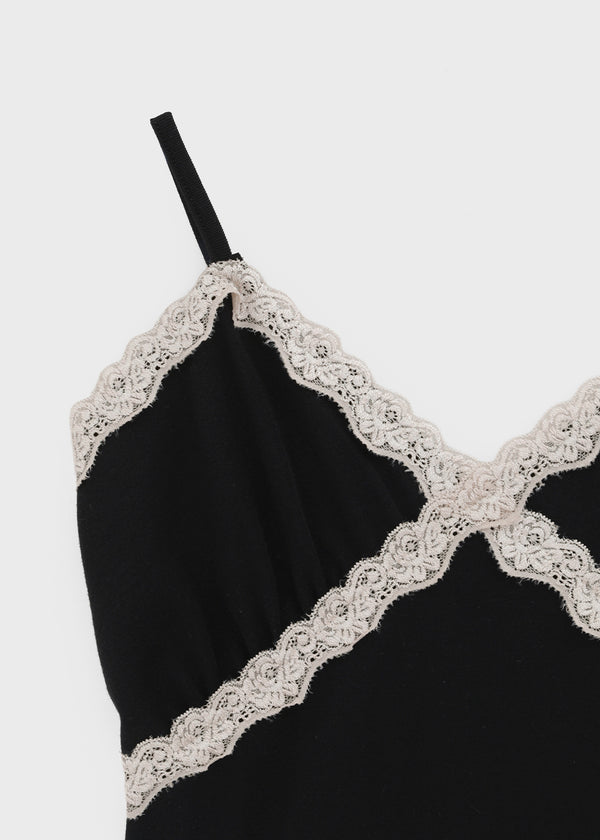 Tutoming Lace Strap Sleeveless