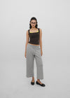 [B-BASIC] Tension Cotton Wide Square Neck Sleeveless Top (2 SIZE)