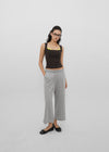 [B-BASIC] Tension Cotton Wide Square Neck Sleeveless Top (2 SIZE)