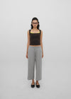 [B-BASIC] Tension Cotton Wide Square Neck Sleeveless Top (2 SIZE)