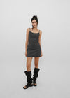 [B-BASIC] Standard Strap Sleeveless Mini Dress (2 SIZE)
