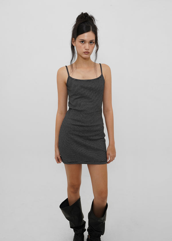 [B-BASIC] Standard Strap Sleeveless Mini Dress (2 SIZE)