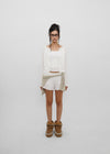 [B-BASIC] Punching Cardigan (2 Sizes)