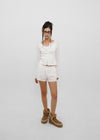 [B-BASIC] Punching Cardigan (2 Sizes)