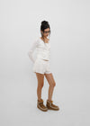 [B-BASIC] Punching Cardigan (2 Sizes)