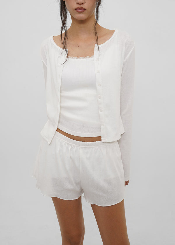 [B-BASIC] Punching Cardigan (2 Sizes)