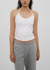 [B-BASIC] Tension Cotton Strap Halter Sleeveless Top (2 SIZE)