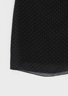 Yos Chiffon Dot Banding Midi Skirt