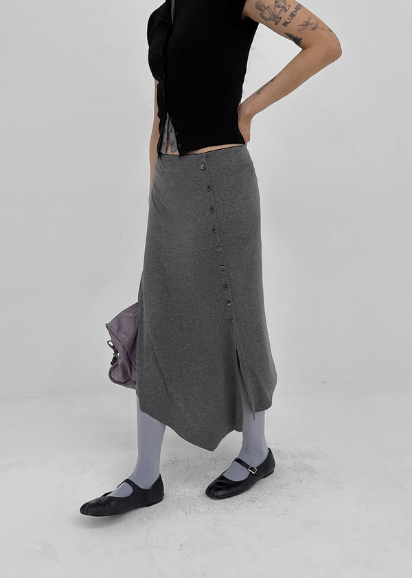 Niten Burton Unbalanced Bendable Long Skirt