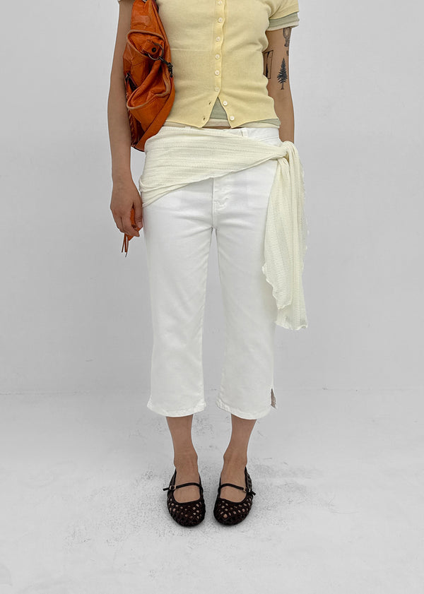 Popu Slit Capri Pants